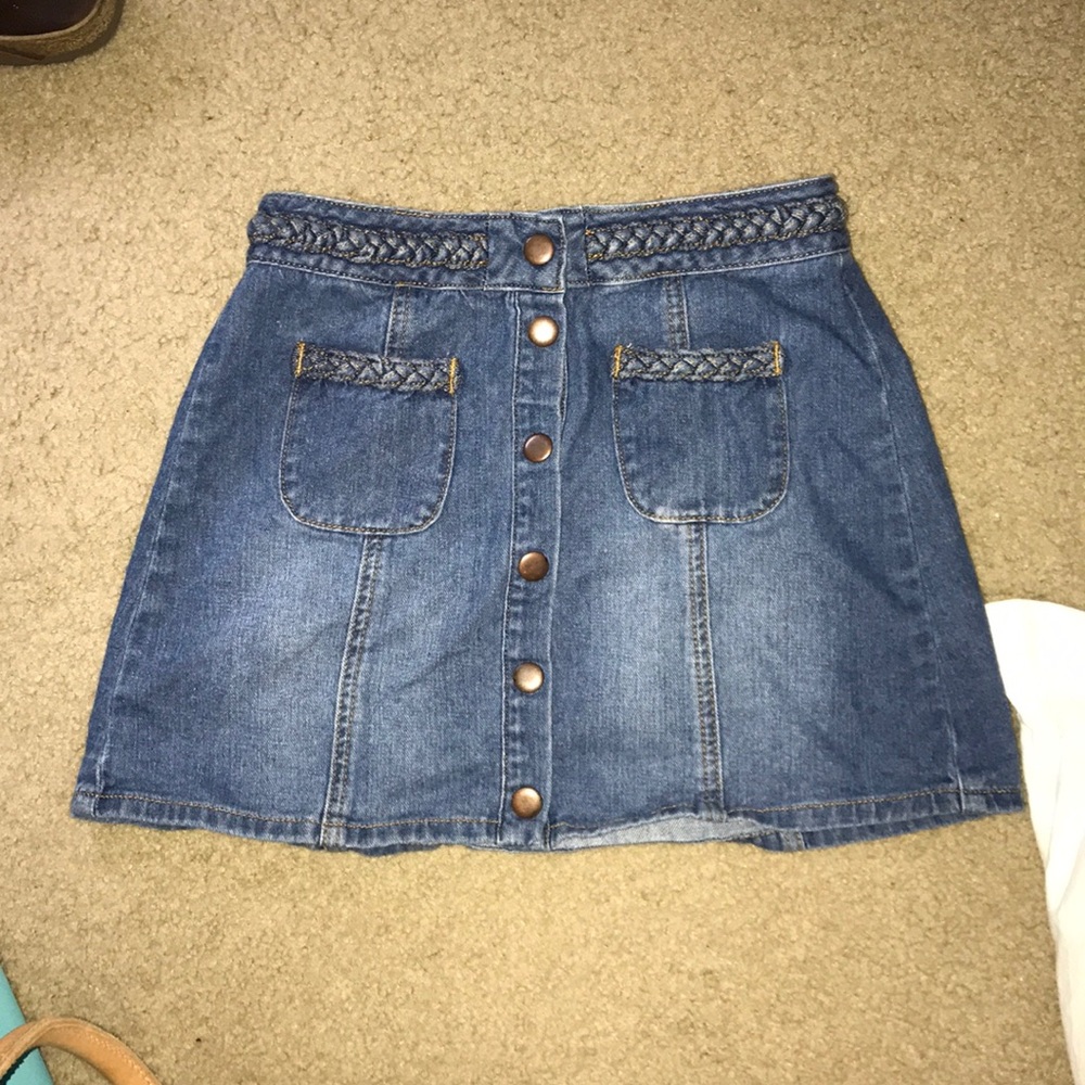 Kendall + Kylie denim skirt